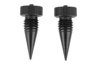 Accu-Tac G1 Leg Spikes Screw-On Bipod Feet feature a black oxide coating for rugged use